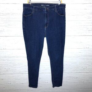 Old Navy Jeans Super Skinny High Rise Stretch Dark Wash size 16T Flaw READ DESC